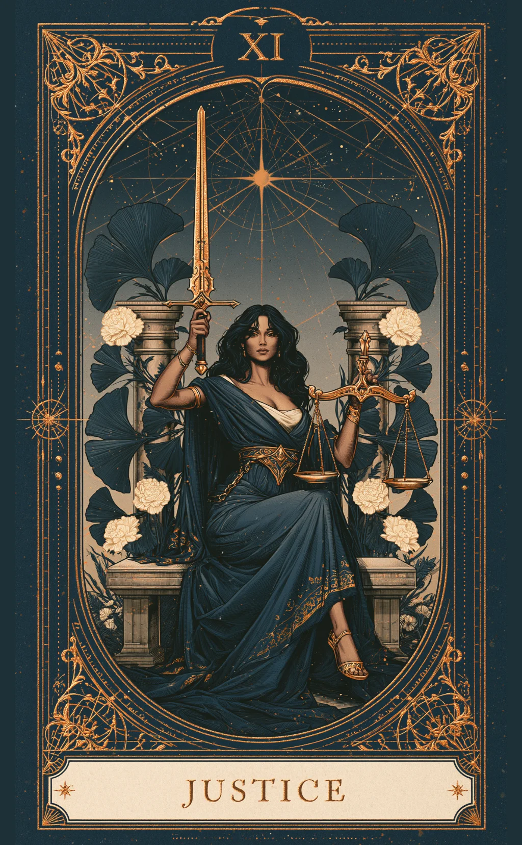 JUSTICE — MAJOR ARCANA