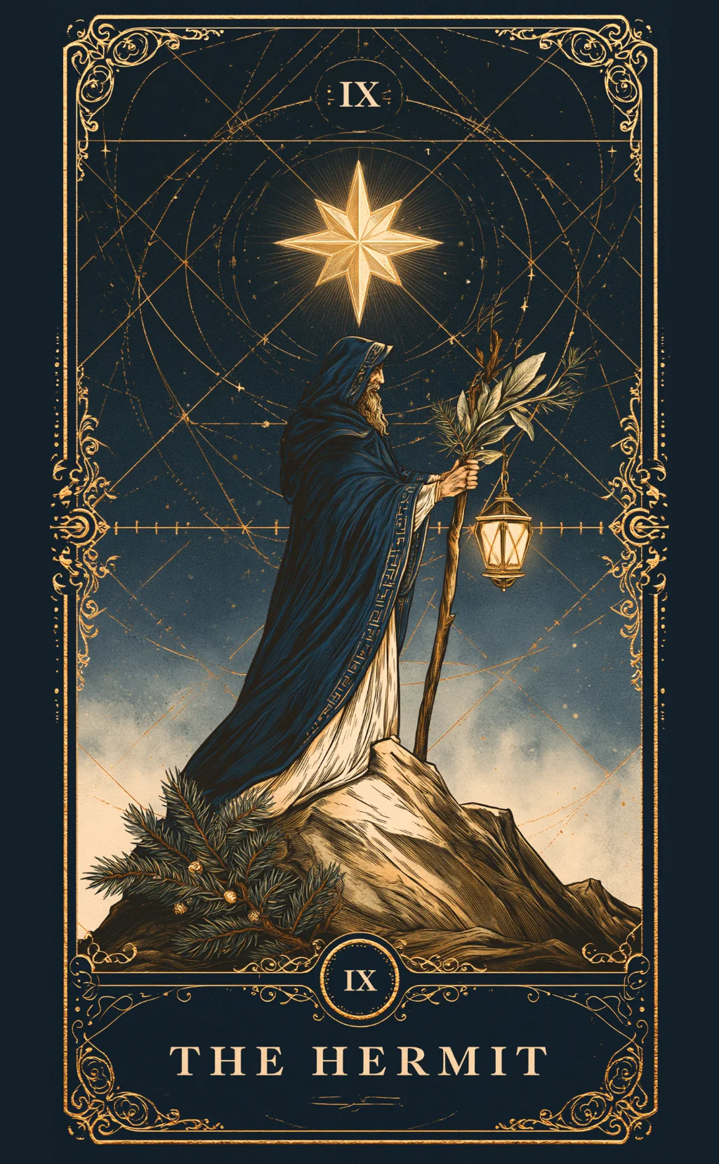 THE HERMIT — MAJOR ARCANA