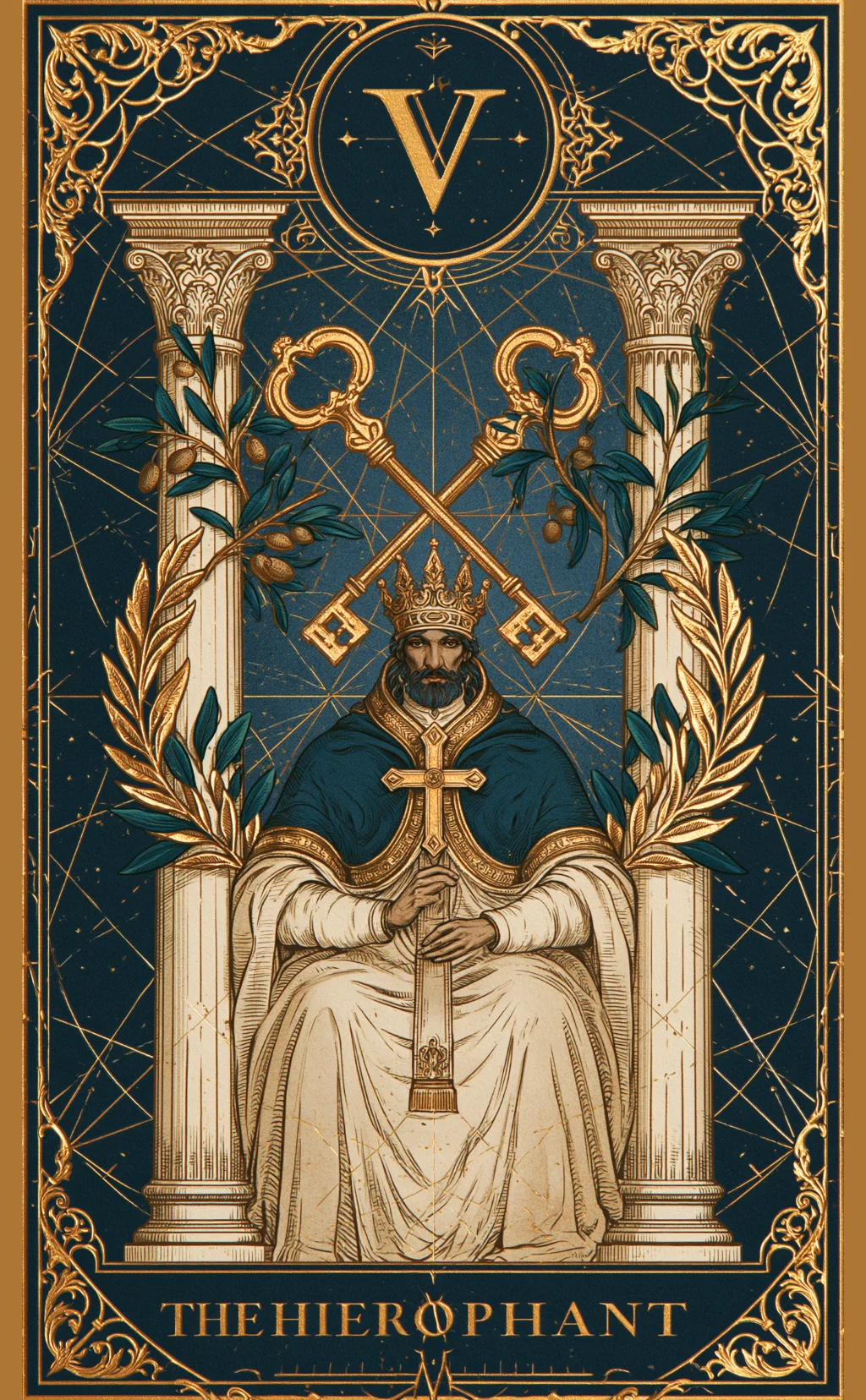 THE HIEROPHANT — MAJOR ARCANA