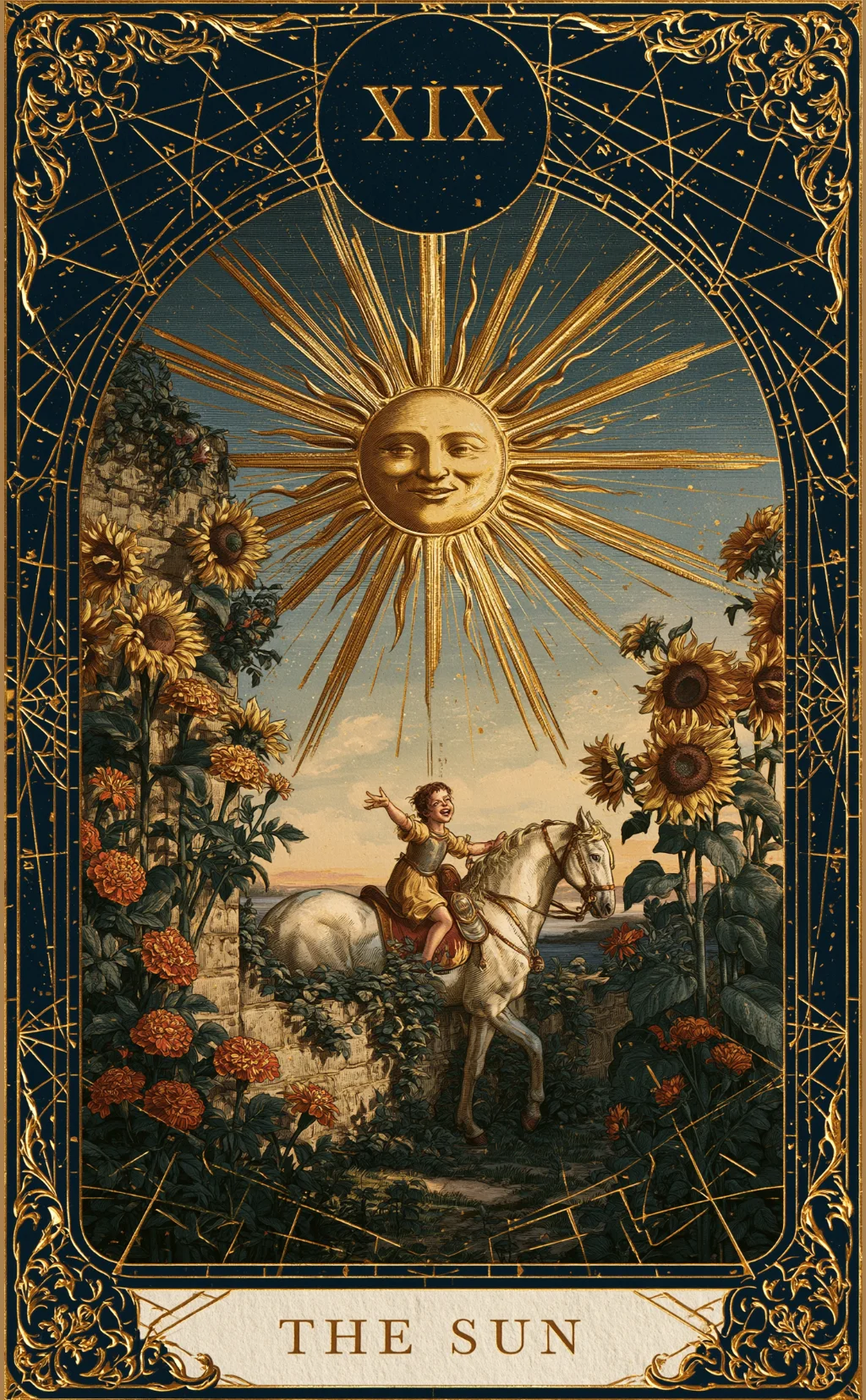 THE SUN — MAJOR ARCANA