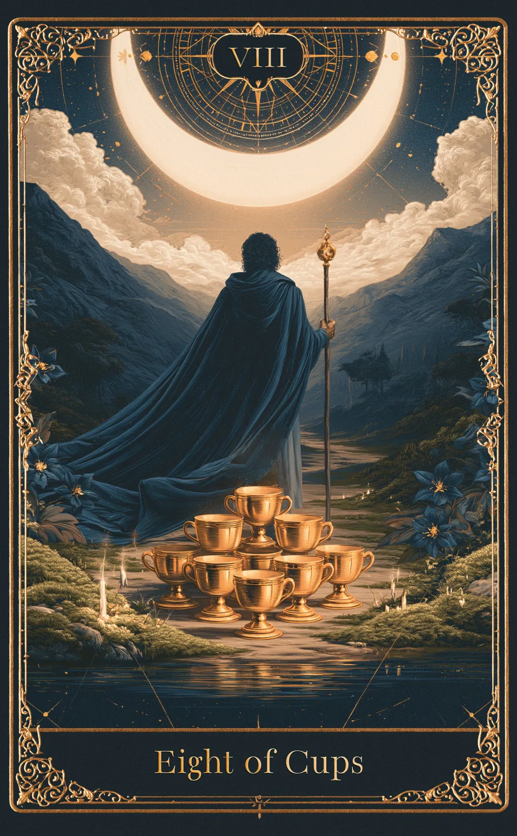 EIGHT OF CUPS — CUPS