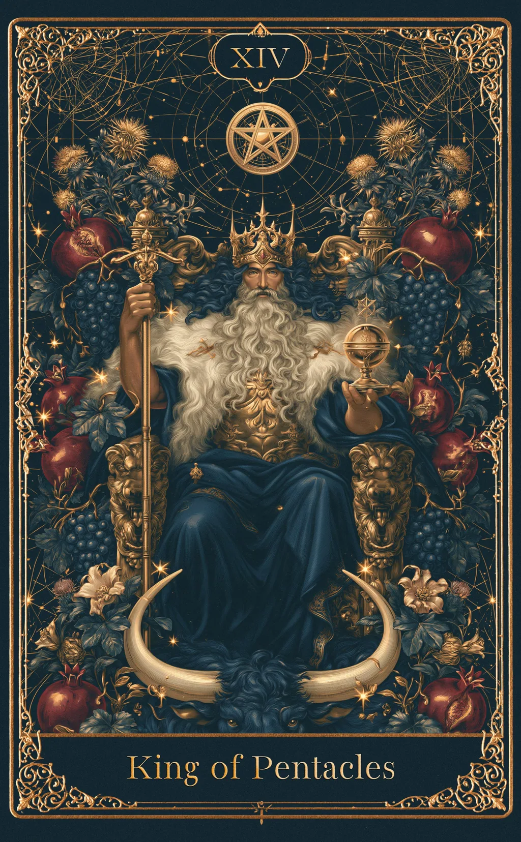 KING OF PENTACLES — PENTACLES