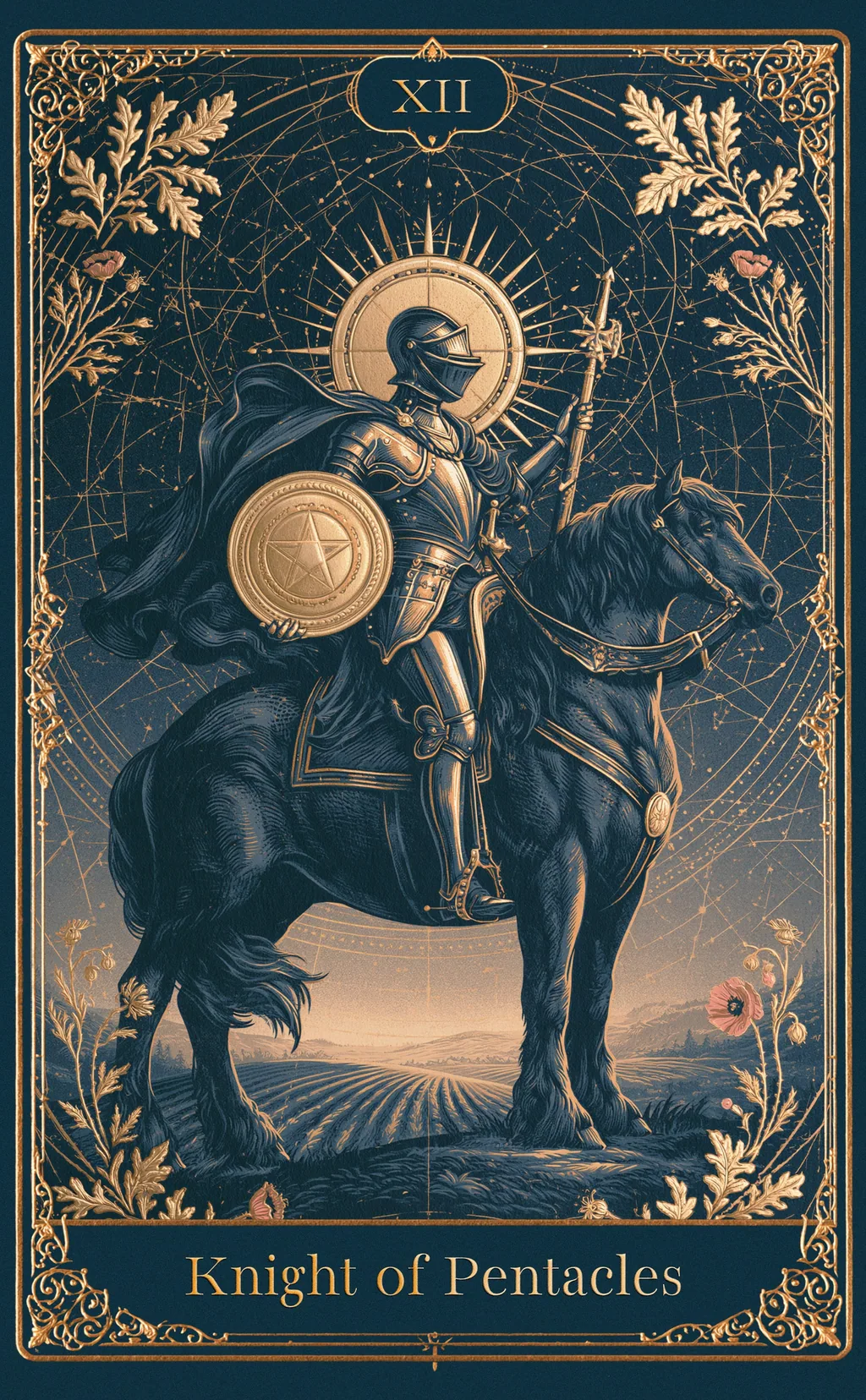KNIGHT OF PENTACLES — PENTACLES
