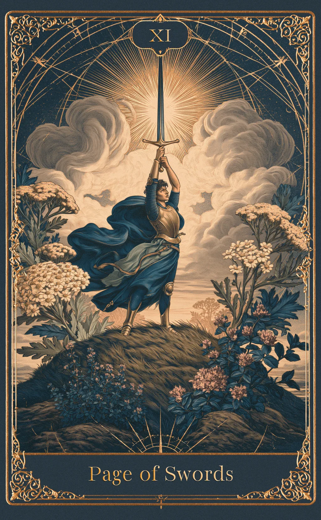 PAGE OF SWORDS — SWORDS