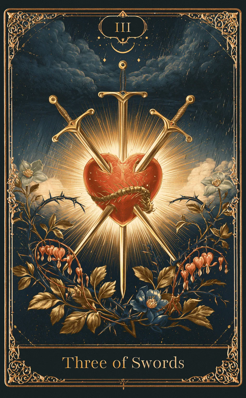 THREE OF SWORDS — SWORDS