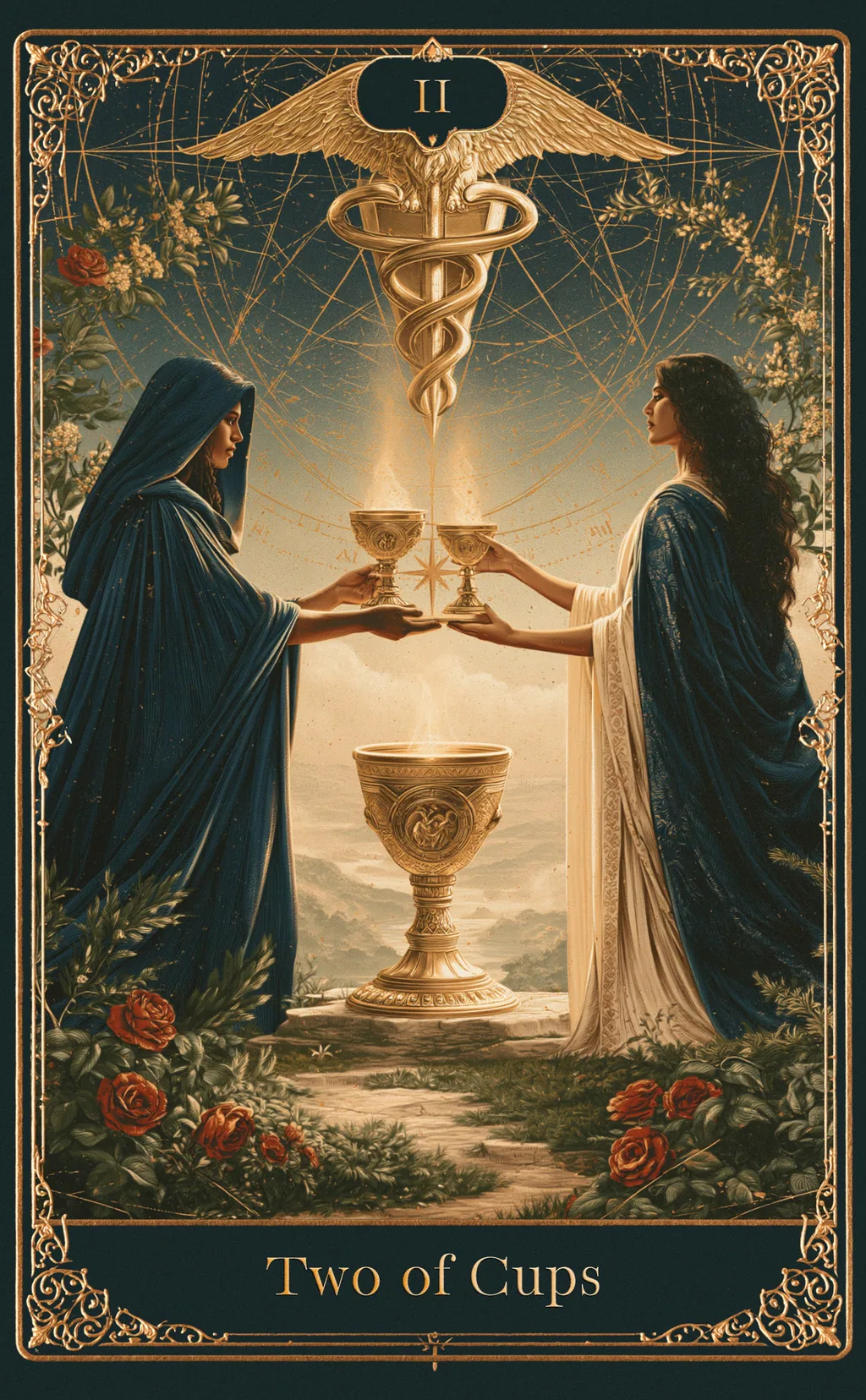 TWO OF CUPS — CUPS